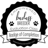 Empowered badass breeder - badge of completion