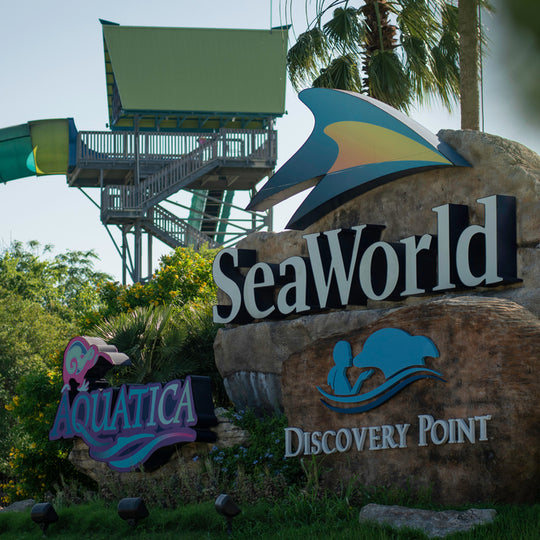 Seaworld San Antonio Front Sign