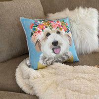 Goldendoodle Dog Pillow - Dacus Doodles