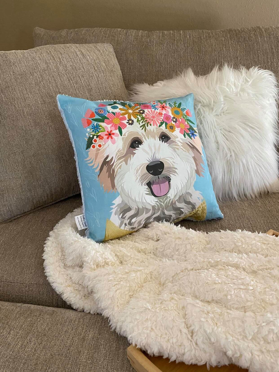 Goldendoodle Dog Pillow - Dacus Doodles