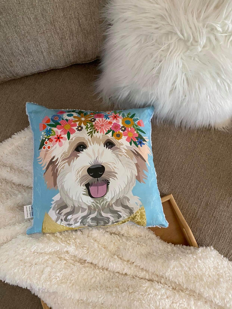 Goldendoodle Dog Pillow - Dacus Doodles