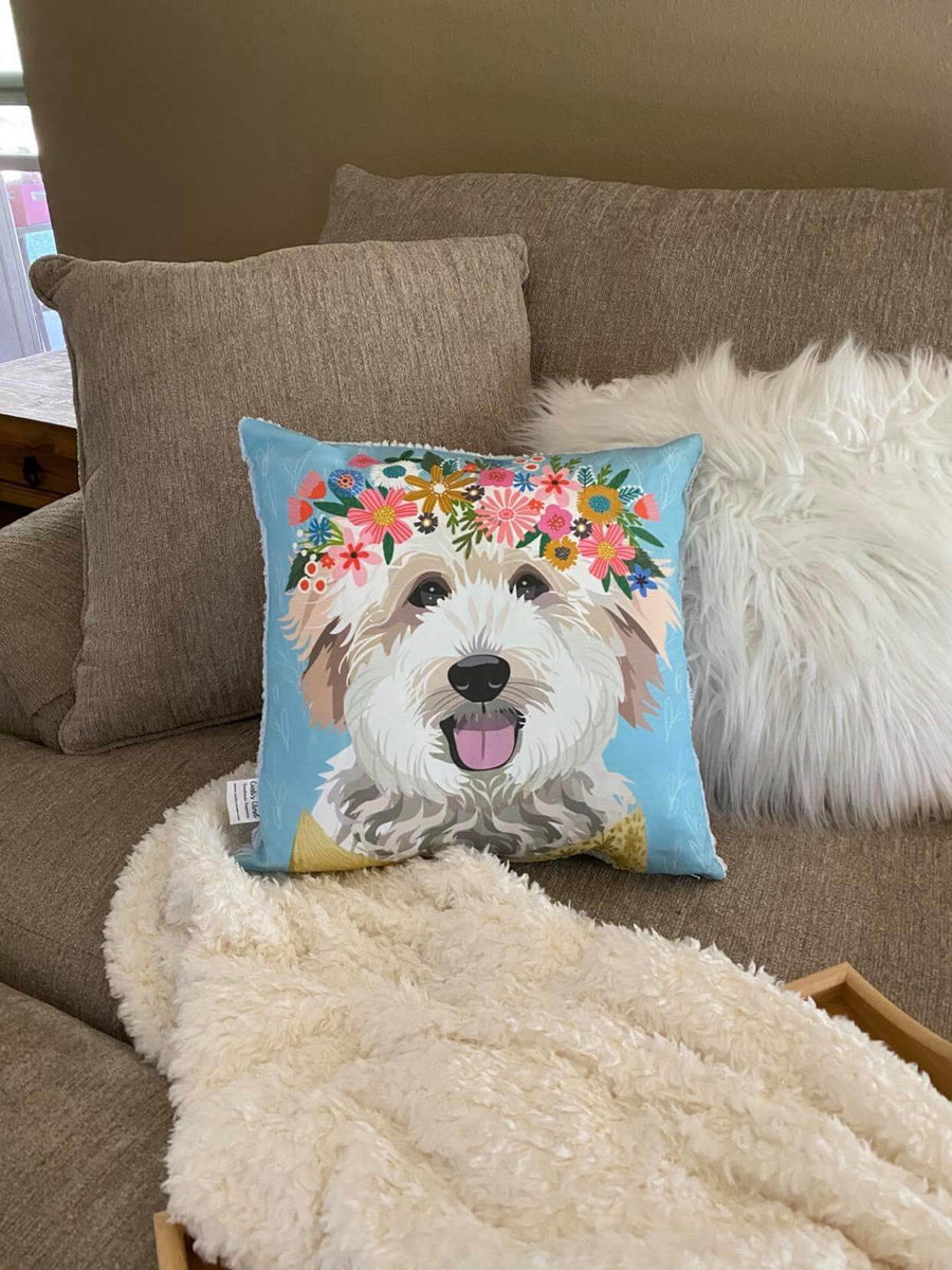 Goldendoodle Dog Pillow - Dacus Doodles
