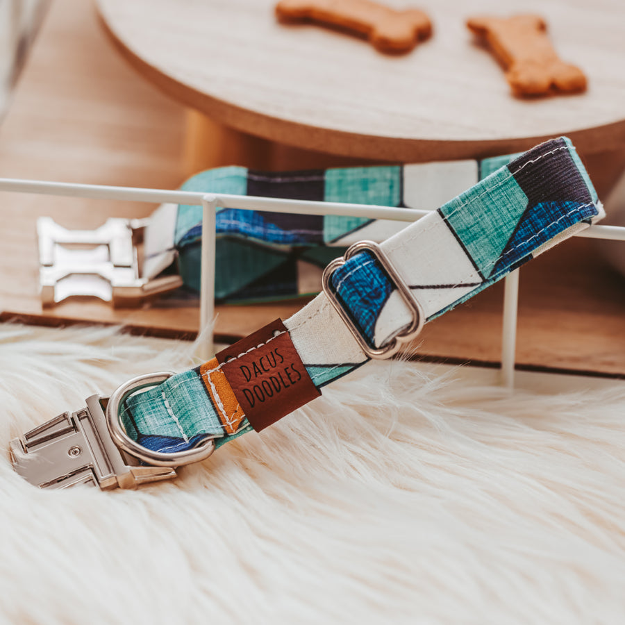 The Tucker Cotton Designer Dog Collar - Dacus Doodles
