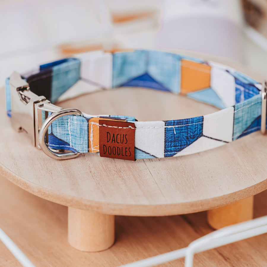 The Tucker Cotton Designer Dog Collar - Dacus Doodles