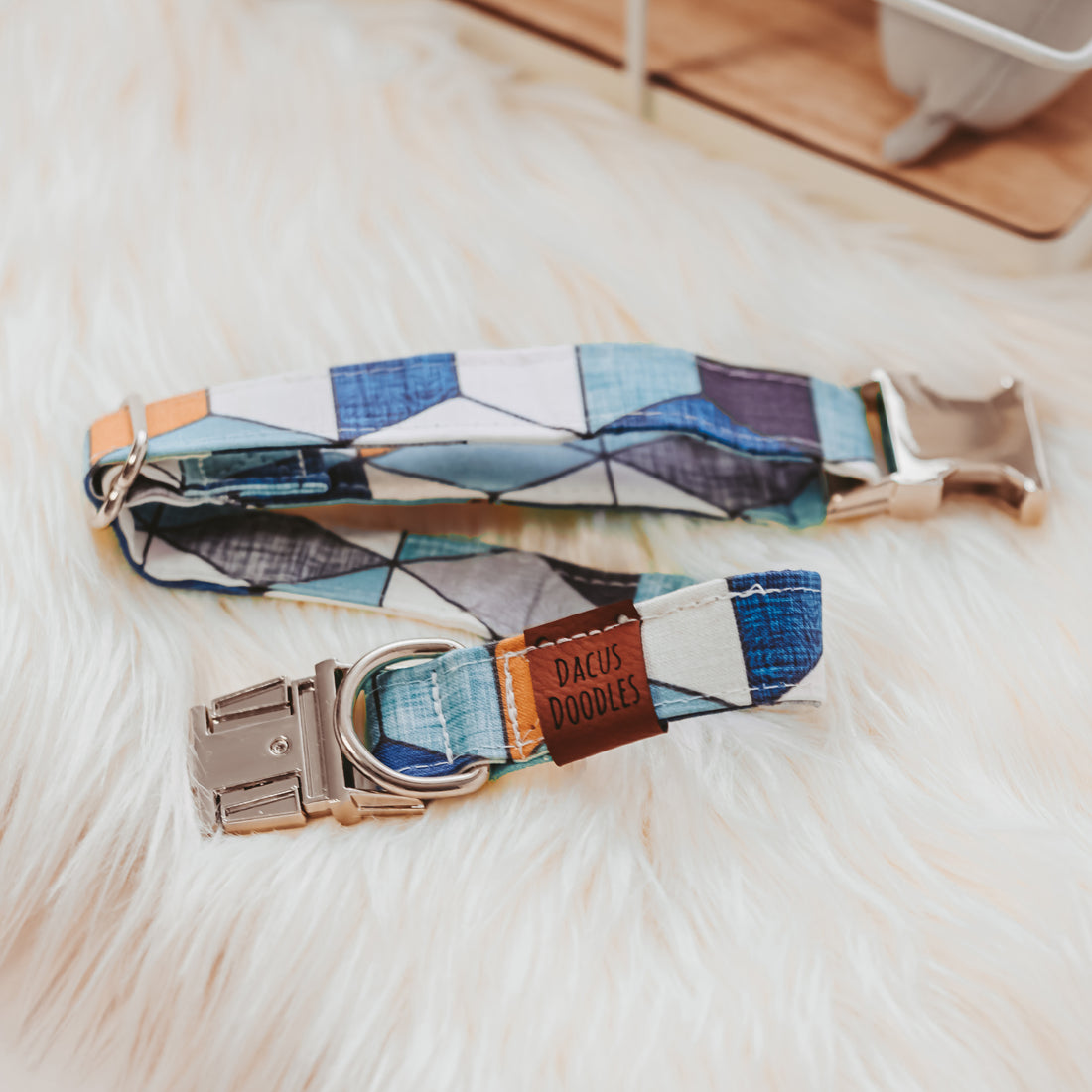 The Tucker Cotton Designer Dog Collar - Dacus Doodles
