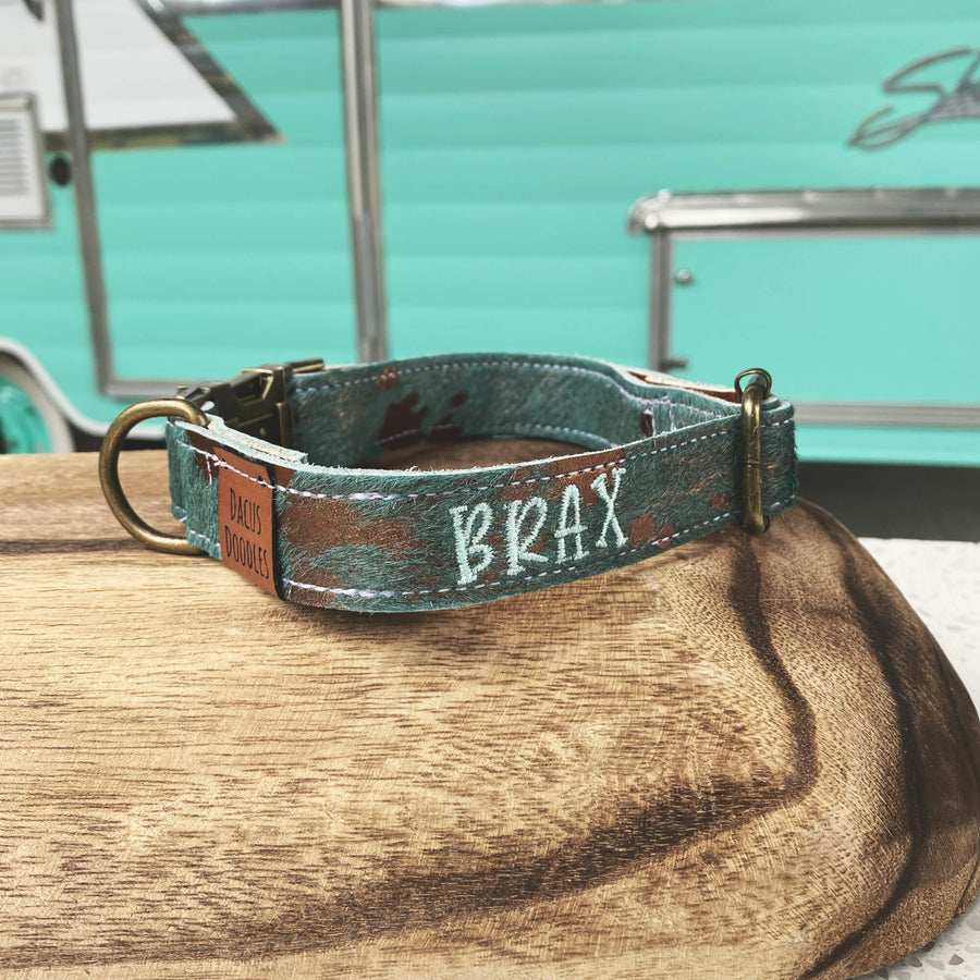  Cowhide Collar - Dacus Doodles