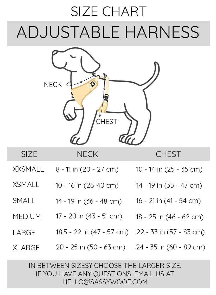 Doodles Adjustable Dog Harness - Dacus Doodles