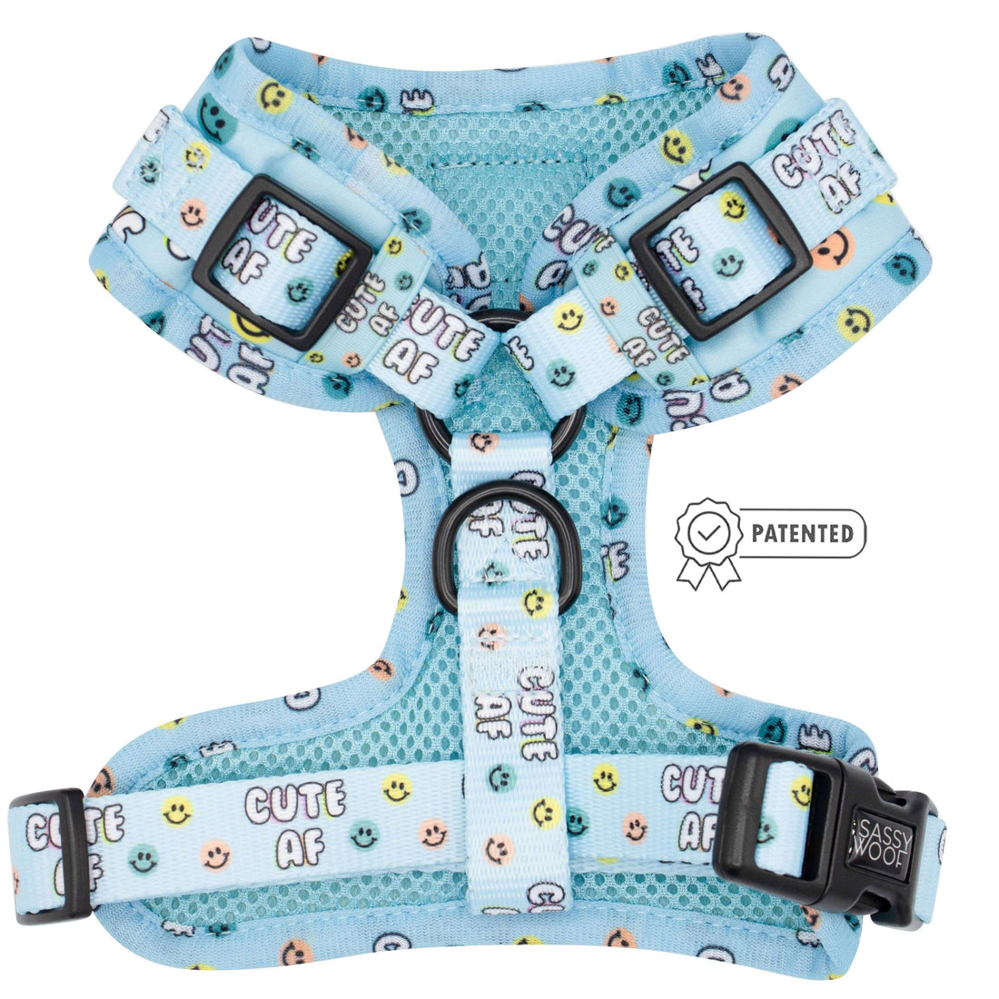 Cute AF Adjustable Dog Harness - Dacus Doodles