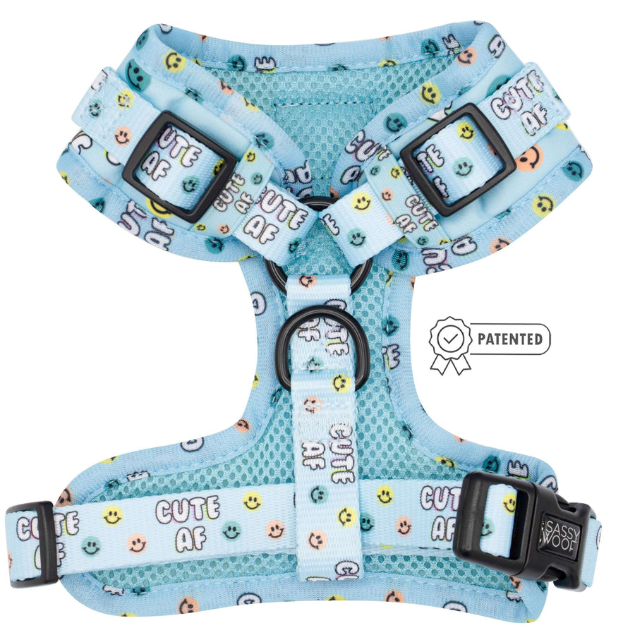 Cute AF Adjustable Dog Harness - Dacus Doodles