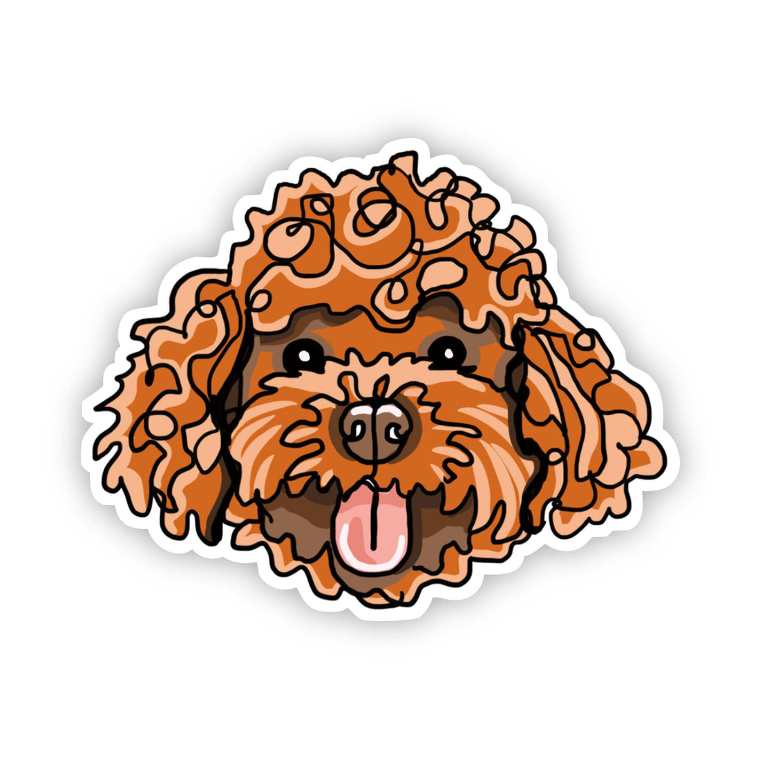 Goldendoodle Dog Sticker - Dacus Doodles