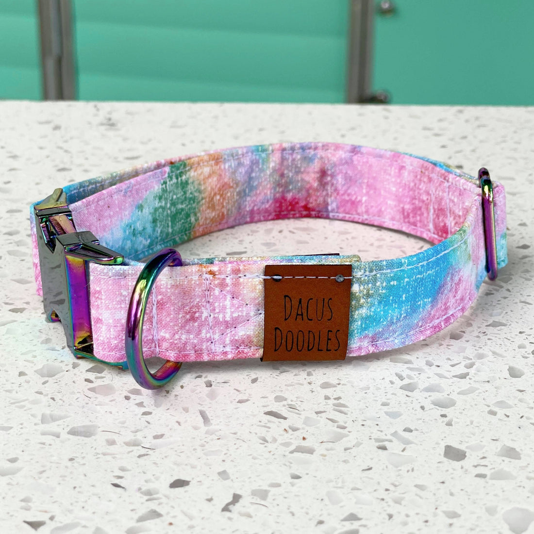 cotton dog collar dacus doodles